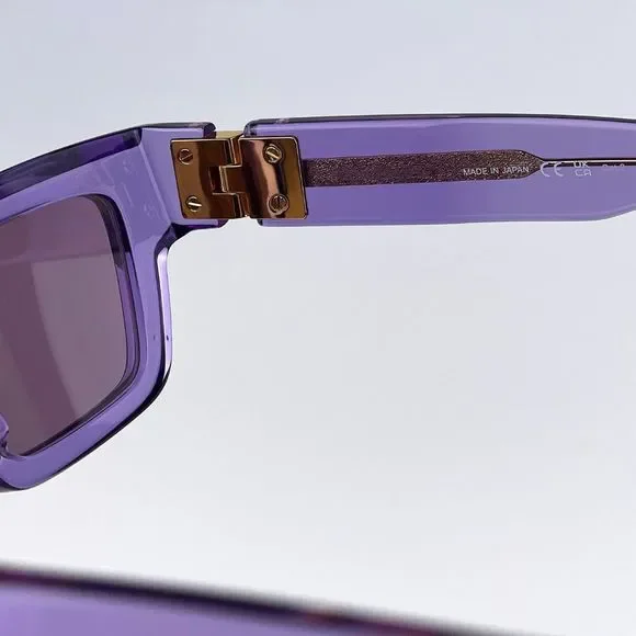 Bottega Veneta BV1230S 003 Sunglasses Violet Square Unisex